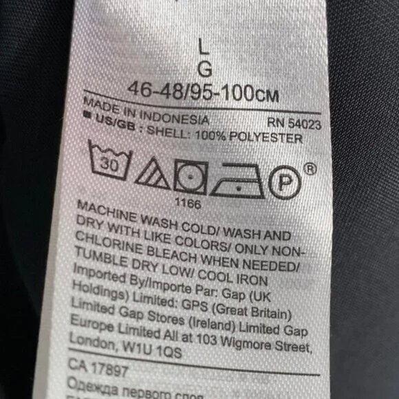 Banana Republic lightweight silky satin ruffle neck flutter sleeve top - Picture 6 of 6